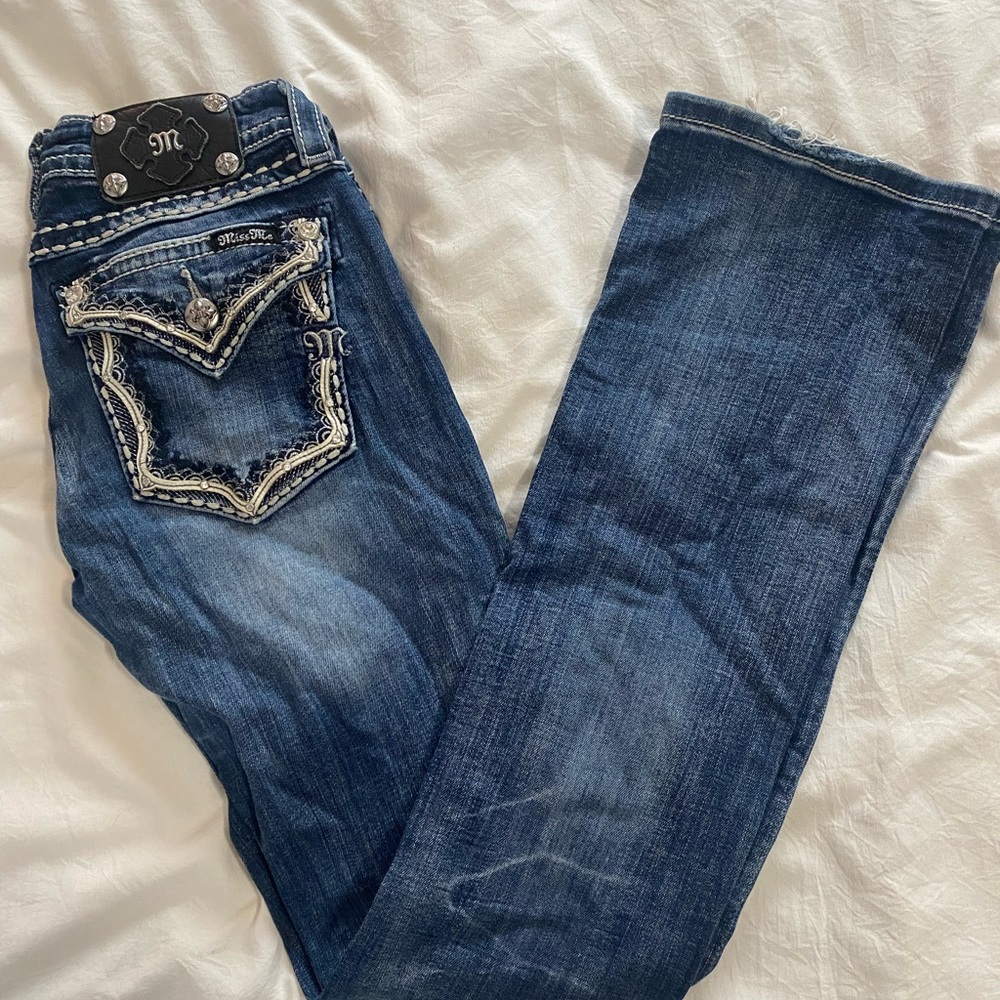 Denim miss me boot cut jeans